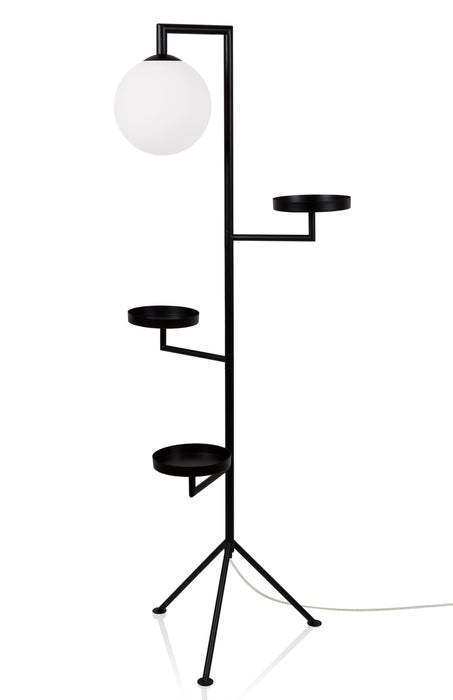 GOLVLAMPA ASTORIA SVART