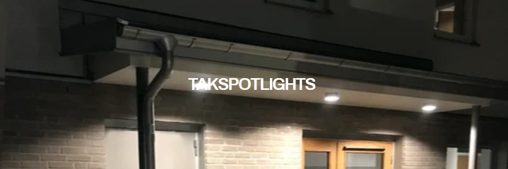 TAKSPOTLIGHTS utomhus