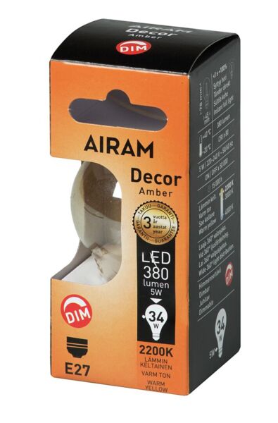 LED DEC FG AM P45 5W/822 E27 DIM